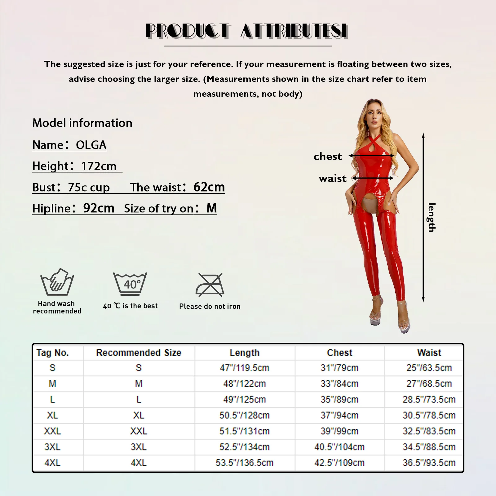 Women Sexy Crotchless Open Butt Bodysuit Wet Look Patent Leather Cutout Jumpsuit Nightclub Party Pole Dancing Costume Nightwear