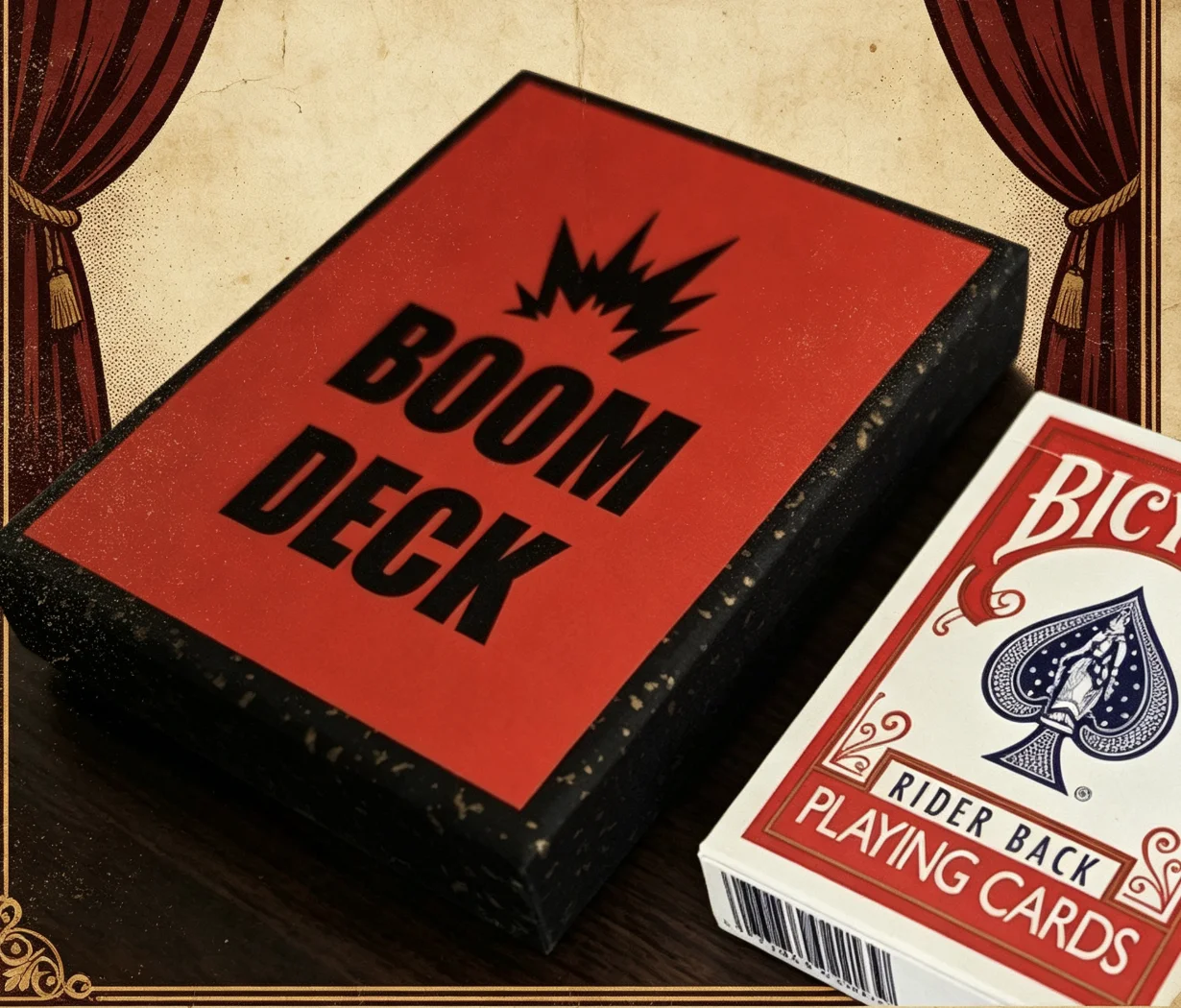 boom-deck-card-magic-trick-signed-card-appear-from-deck-close-up-magic-magia-magie-magicians-prop-accessory-illusion-gimmick
