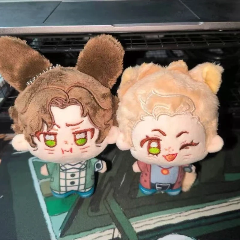 

Stuffed 10cm Game Anime Character Traits Corgi Dog Cheese Cat Printed Nunu Body Plush Doll Toy Soft Dress Up Cotton Kid Gift