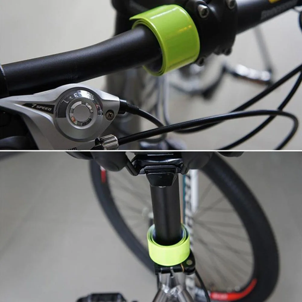 

10Pcs Reflective Wrist Bands PVC High Visibility Night Running Slap Bracelets Safety Armbands Hiking Jogging Outdoor