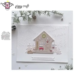 Piggy Craft metal cutting dies cut die mold House decoration Scrapbook paper craft knife mold blade punch stencils dies