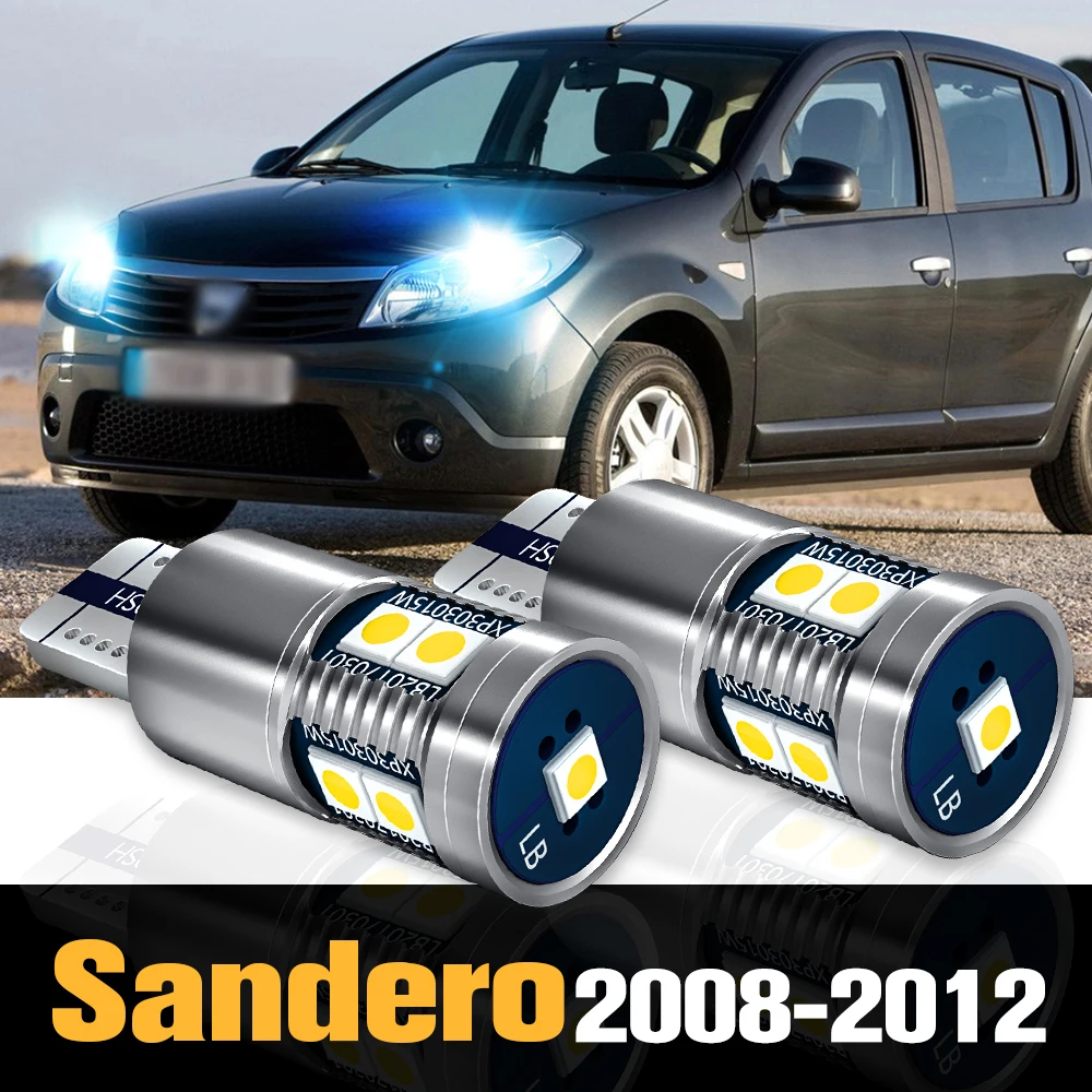 

2pcs Canbus LED Clearance Light Parking Lamp Accessories For Dacia Sandero 2008 2009 2010 2011 2012