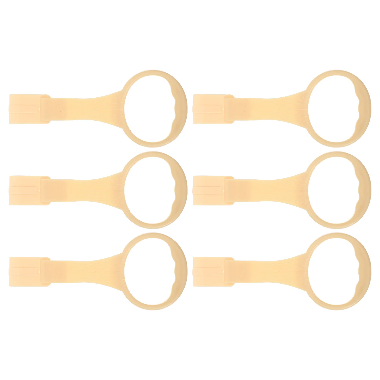 

6pcs Baby Pull Up Rings, Enhanced Support First Steps, Safe Soft Crib Hanging Rings For Toddler Walking Assistant, Playpen