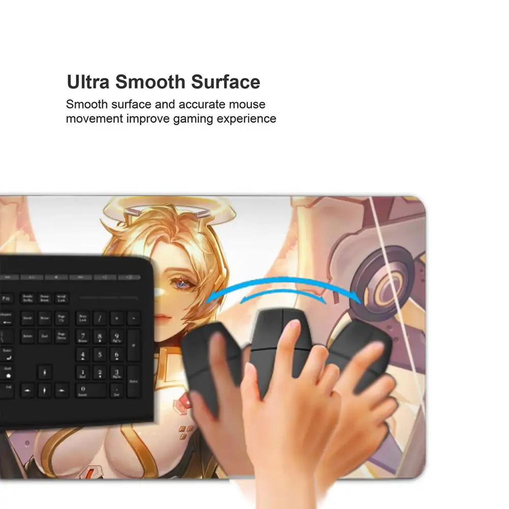 XXL Mousepad Game-Overwatch-2-OW Gaming Office Desk Pads Large For Computer Non-slip Lockedge Mouse Pad HD Printing Accessories