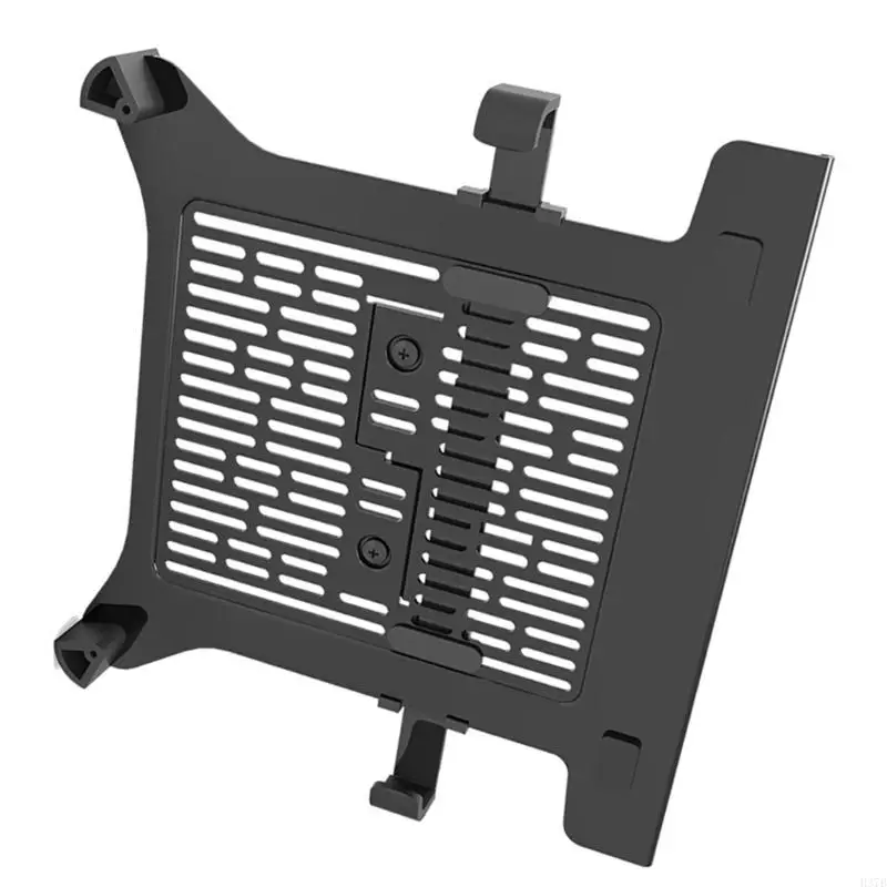 H37B Laptop Desk Stand Standment Vesa Mount Tray Holder สูงถึง 17 นิ้วถาดถาดถาดบันทึกโน้ตบุ๊กเครื่องระบายอากาศ