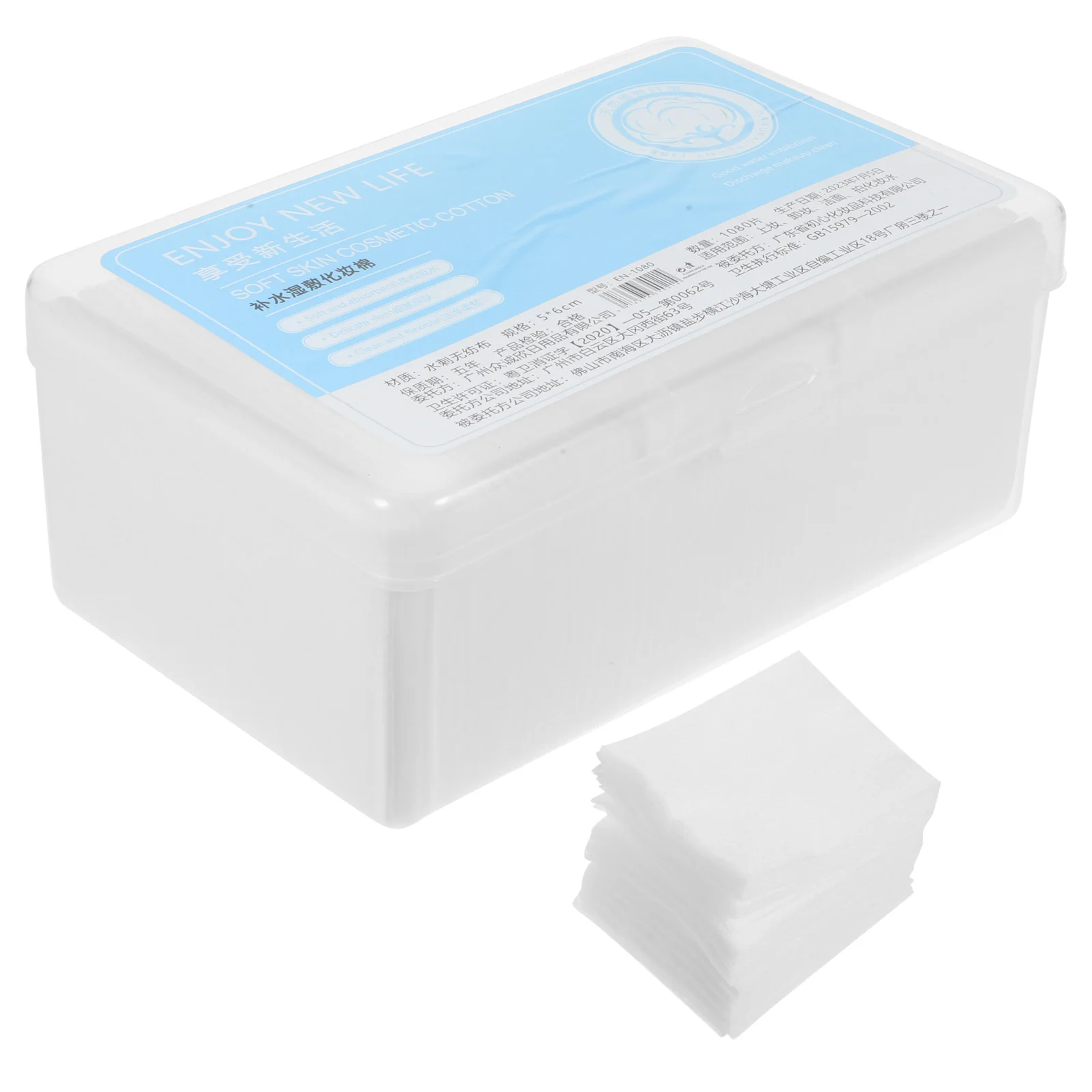 

1080pcs Cotton Pads for Face Women Remover Facial Disposable Non Woven Fabric Makeup Pads Eco Friendly