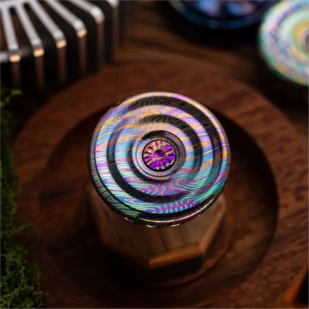 Bright Blood EDC Eternal Flower Composite Toys Fidget Spinner Haptic Coin Fidget Toys For Adults Anxiety Relief Gadgets