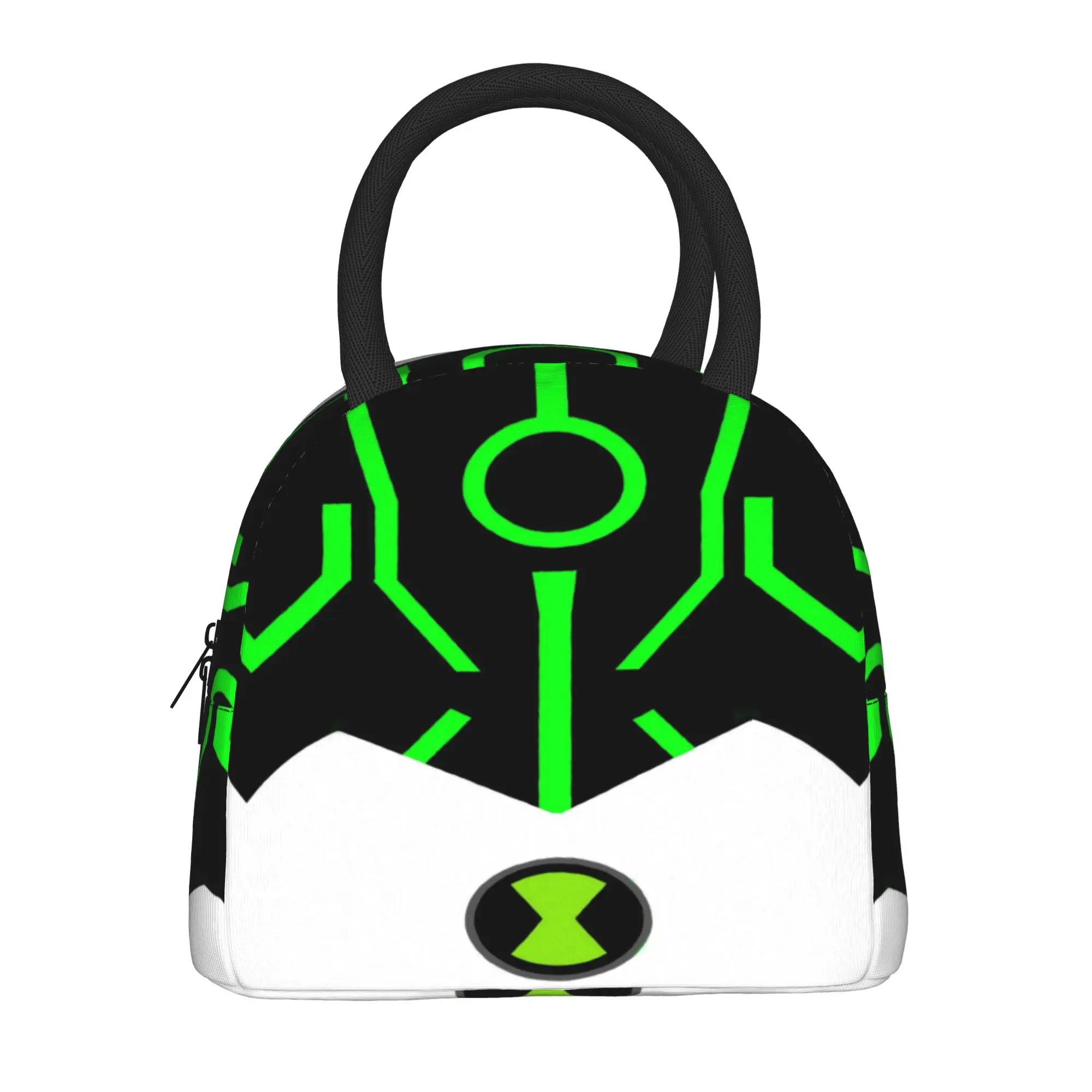 Back to school season  Meal Bag Ben10 Omnitrix Symbol Line Art New Harajuku Design Personalised Snack Storage Lunch Bag