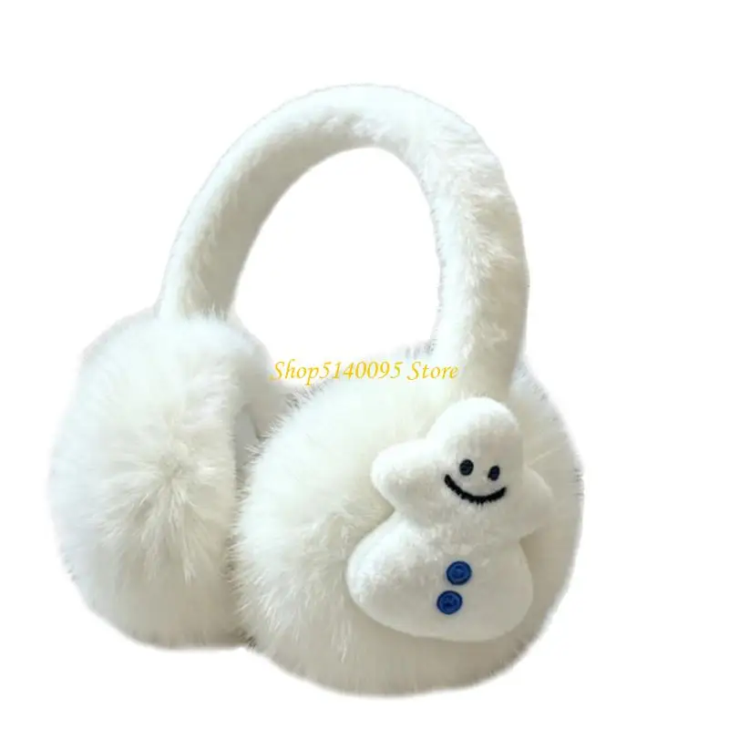 DXAE Festival Snowman Earmuffs Ear Protectors For Outdoor Adventures And Daily Use