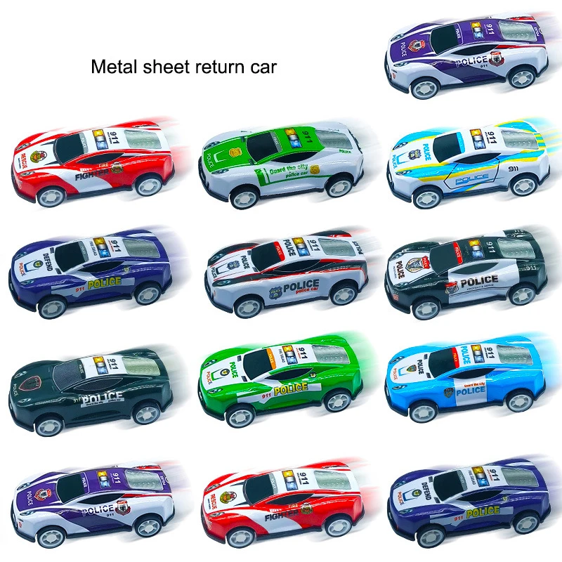 5Pcs Mini Alloy Small Car Model Toy Pull Back Car Funny Cute Metal Tin Car Toys Kids Toys Festival Party Christmas Birthday Gift