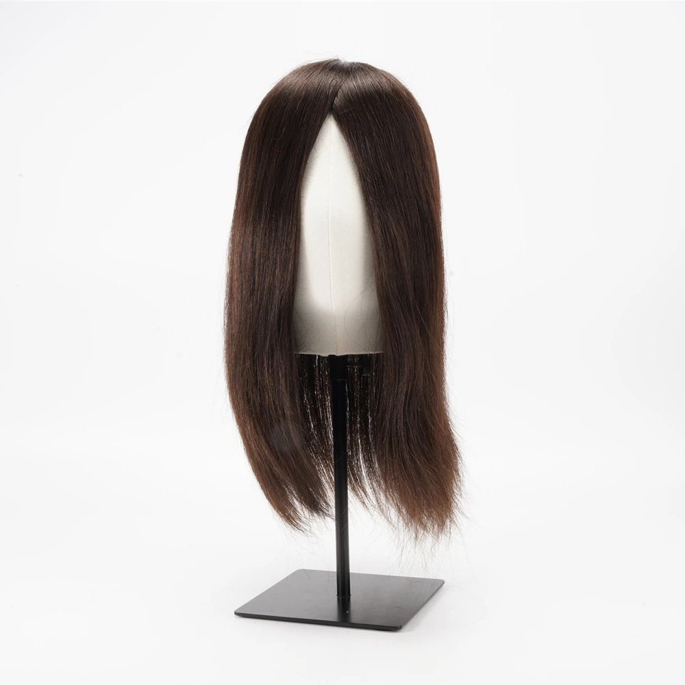 Custom Made Women's Fishnet PE Line Base Integration Toppers Grade Hair Chinese Hair Type