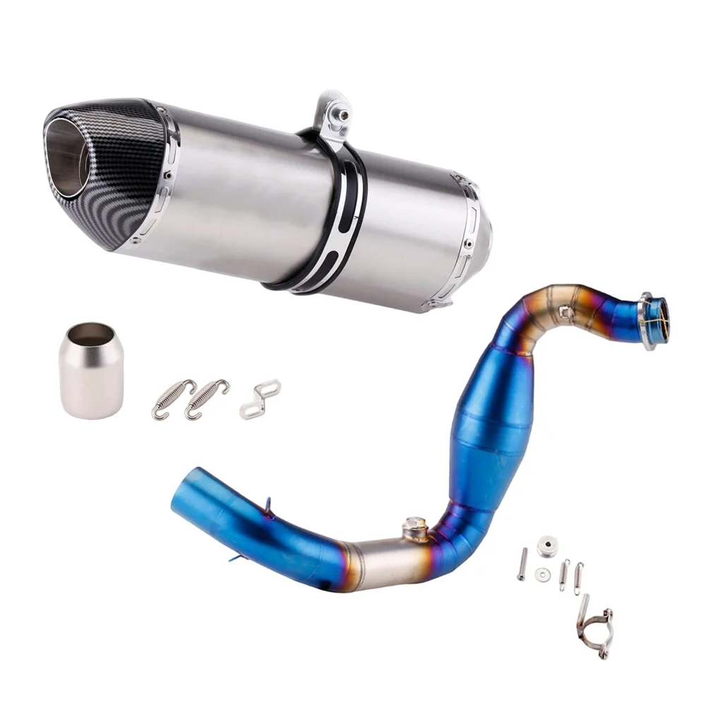 العادم منتصف وصلة الأنابيب الخمار نصائح 420 مللي متر نظام لسيارات BMW G310R G310GS 2016-2023 أنظمة العادم أنابيب العادم #3