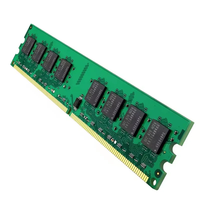 Mémoire de serveur d'ordinateur de bureau, modèle DDR2, capacité 2 go de RAM, fréquence d'horloge 800/PC2-6400 Mhz, DIMM, tension 1.8V, broches 240Pin, puces aléatoires, lots de 10 pièces