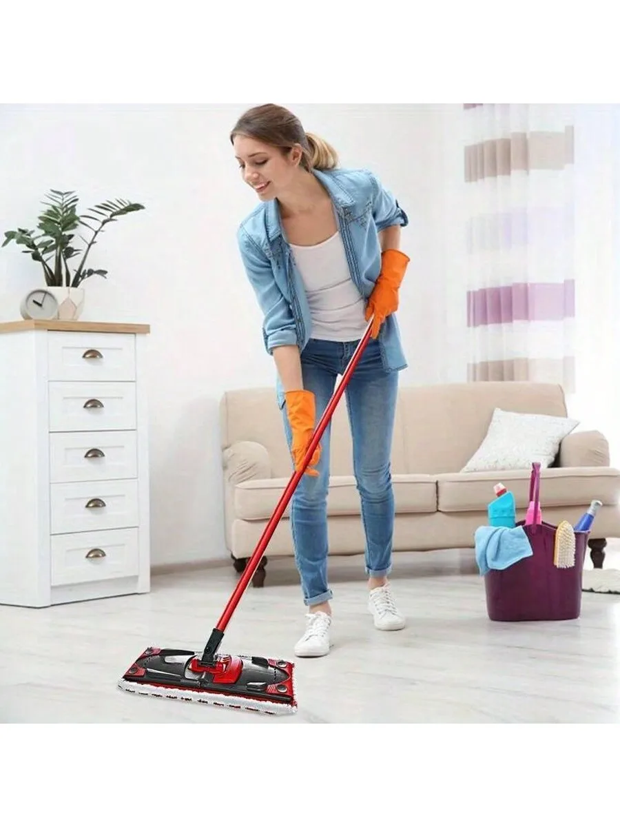 وسادات بديلة للممسحة Vileda UltraMax - عبوات قماش من الألياف الدقيقة، عبوة واحدة، ملحقات رأس مسطحة متوافقة للتنظيف الفعال