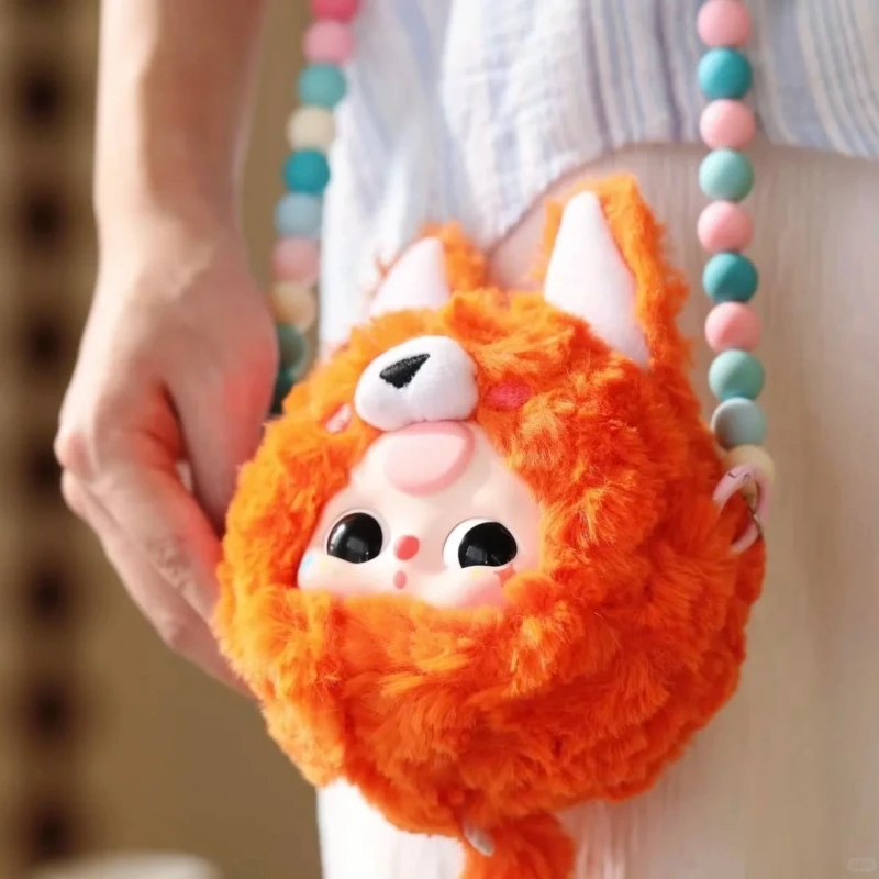 Echte Baby Drie V1 Take Me Out Serie Blind Box Rits Tas Hanger Schattige Dierenfiguur Pluche Pop Mode Speelgoed Meisjes Cadeau