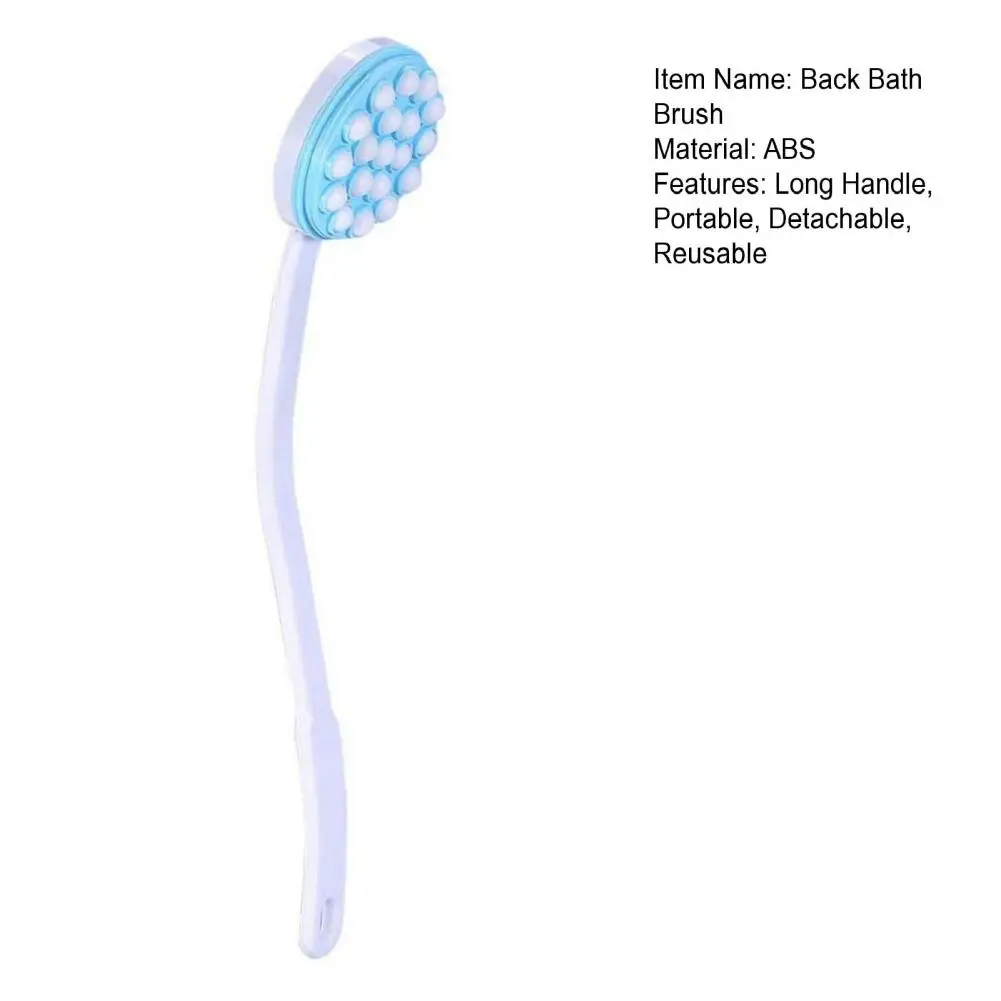 Long Lotion Oil Cream Applicator Head Body Leg Back Bath Brush Scrub Massager Shower Rubbing Brush Bath Supplies Tools