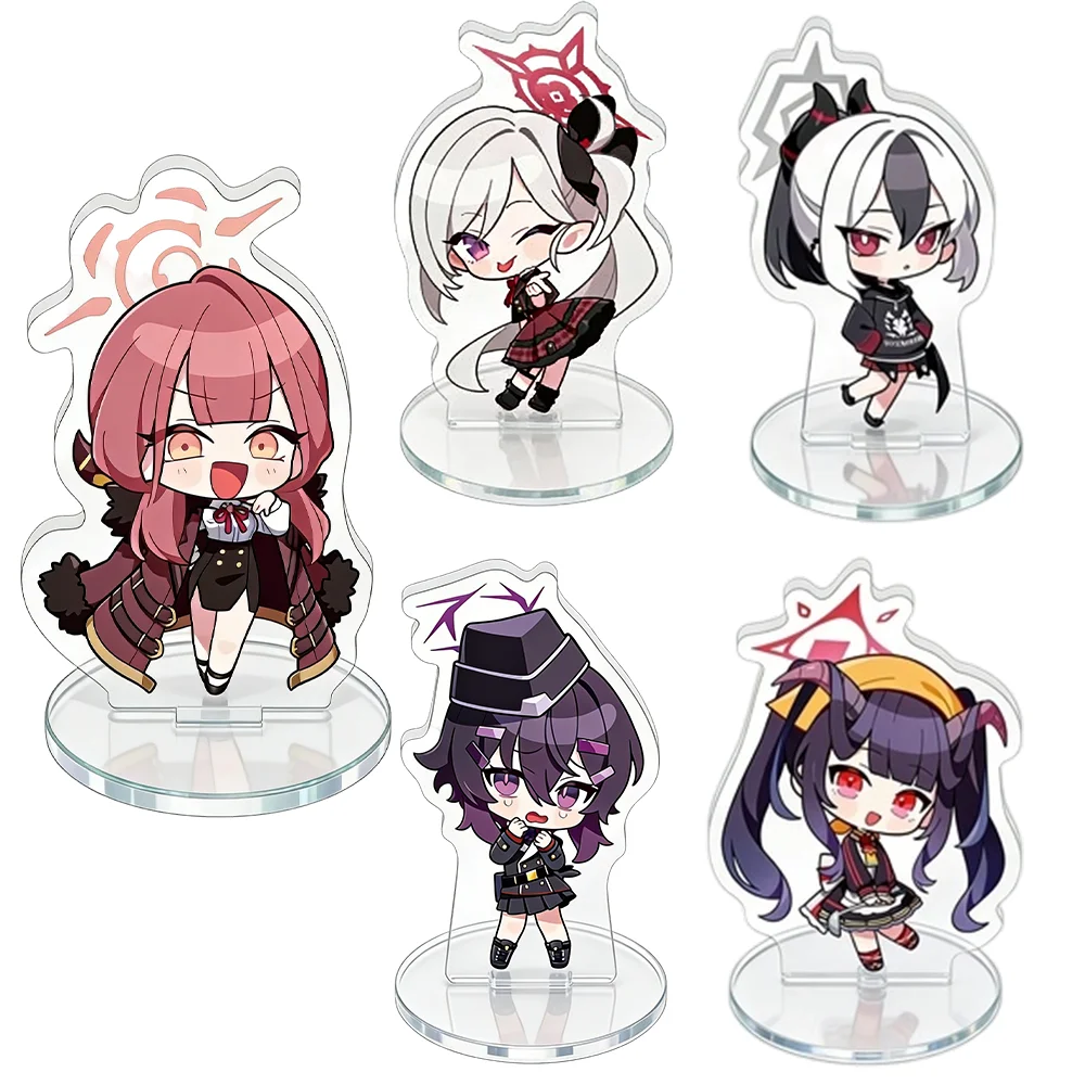 

Blue Archive 10cm Acrylic Stand keychain Rikuhachima Anime Merch Cute Game Character Collectible Birthday Gift