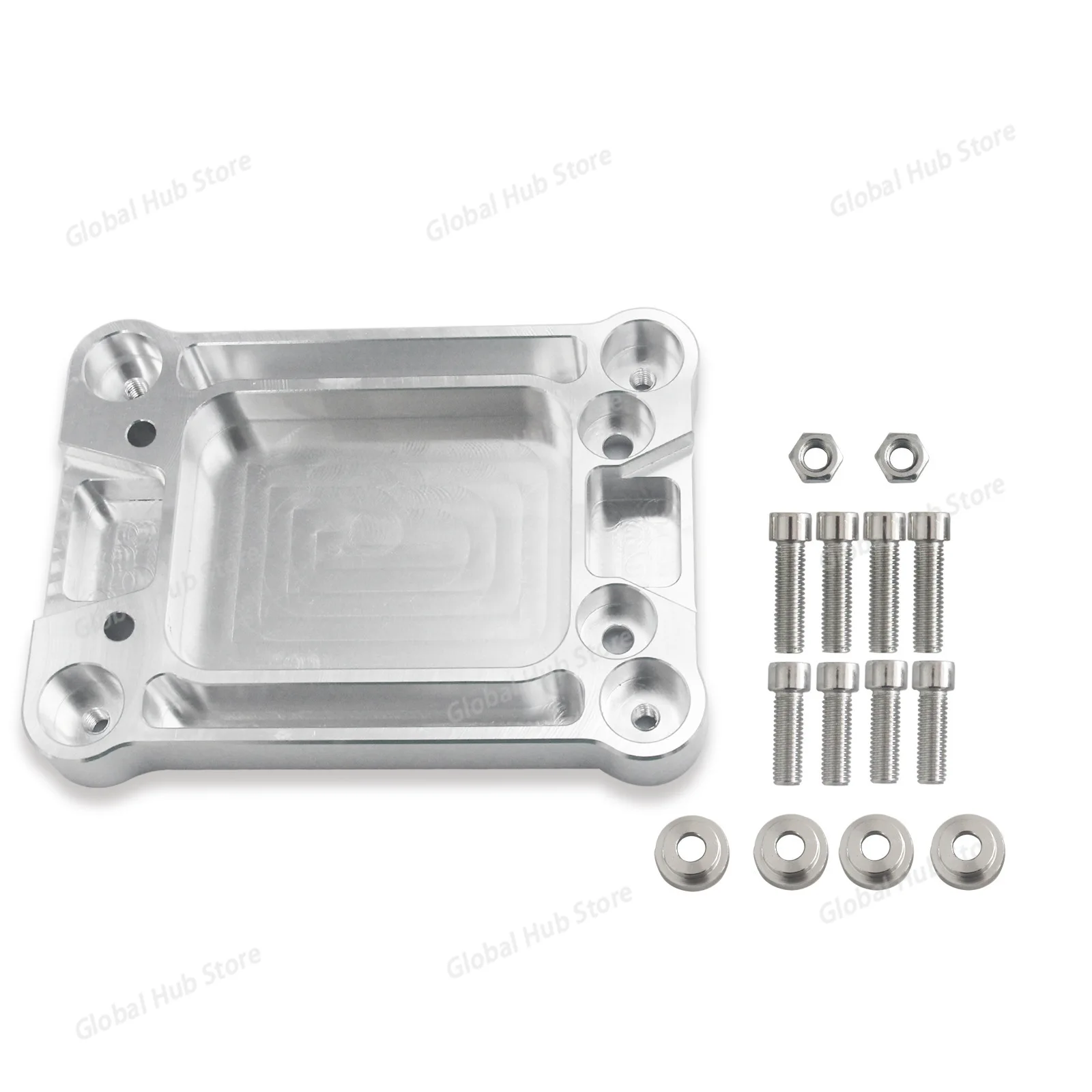 Billet Shifter Box Base Plate for Honda for Civic for Integra (RSX Compatible) - Fits K20, K24, K-Series Swap Applications
