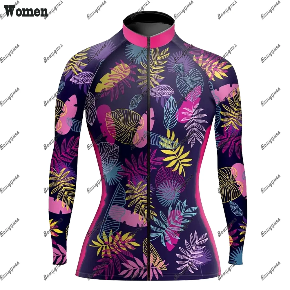 New Women\'s Cycling Jersey MTB Jersey Bicycle Team Cycling Shirt  Long Sleeve Bike Wear Summer Winter Premium Cycle Clothes