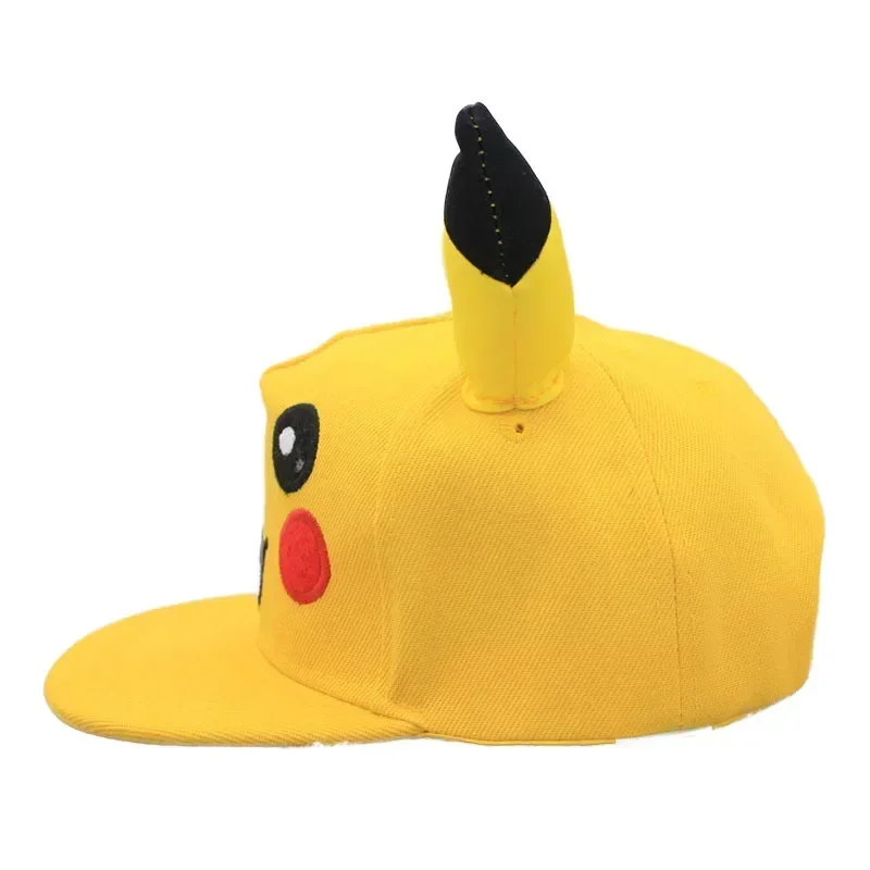 Casquette de baseball en maille Pokemon Pikachu pour enfants, figurine d'anime Pikachu, Salamèche, chapeau Hip Hop pour enfants, bébé, filles, garçons, cadeau jouet, 2024