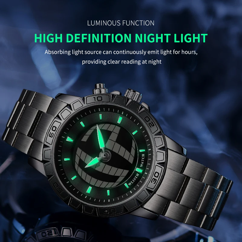 Luxury Business Man watch Digital Watch Waterproof Luminous Wristwatch Sport LED Watch Quartz Men Calendar Mens reloj hombre - view 6
