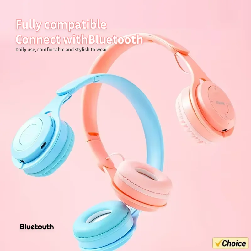 Stereo Y08 Headset 5.0 Bluetooth Headset Folding Wireless Sports Earphone Gaming Headsets Over-ear Headphones for Android Ios