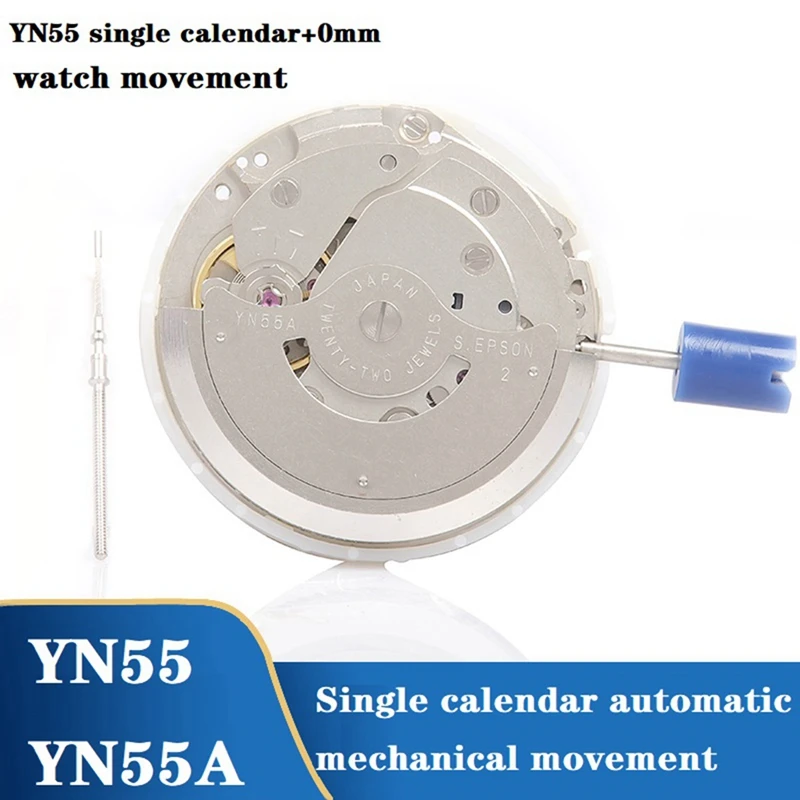 

YN55 Watch Movement With Handle YN55A Single Calendar High-Precision Automatic Mechanical Watch Movement Spare Parts Accessories