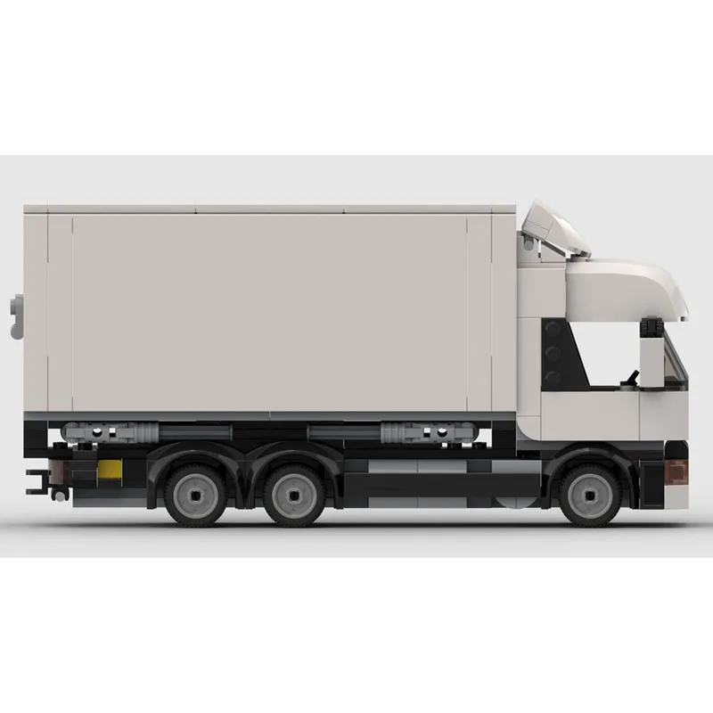 

MOC-190966 Классический новый грузовой транспортный холодильный грузовик, строительные блоки, модель 341, детали, детская игрушка на день рождения для мальчиков, подарок