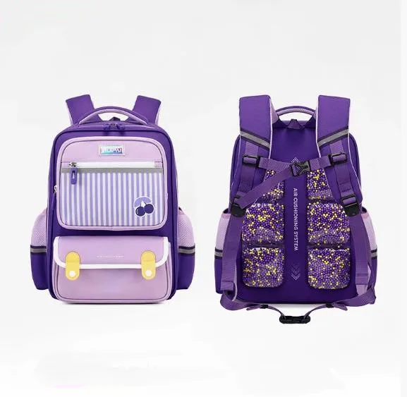 

Primary School Student Schoolbag Girls Grade 1-6 Spine Burden Reduction Children's Large Capacity Schoolbag boy