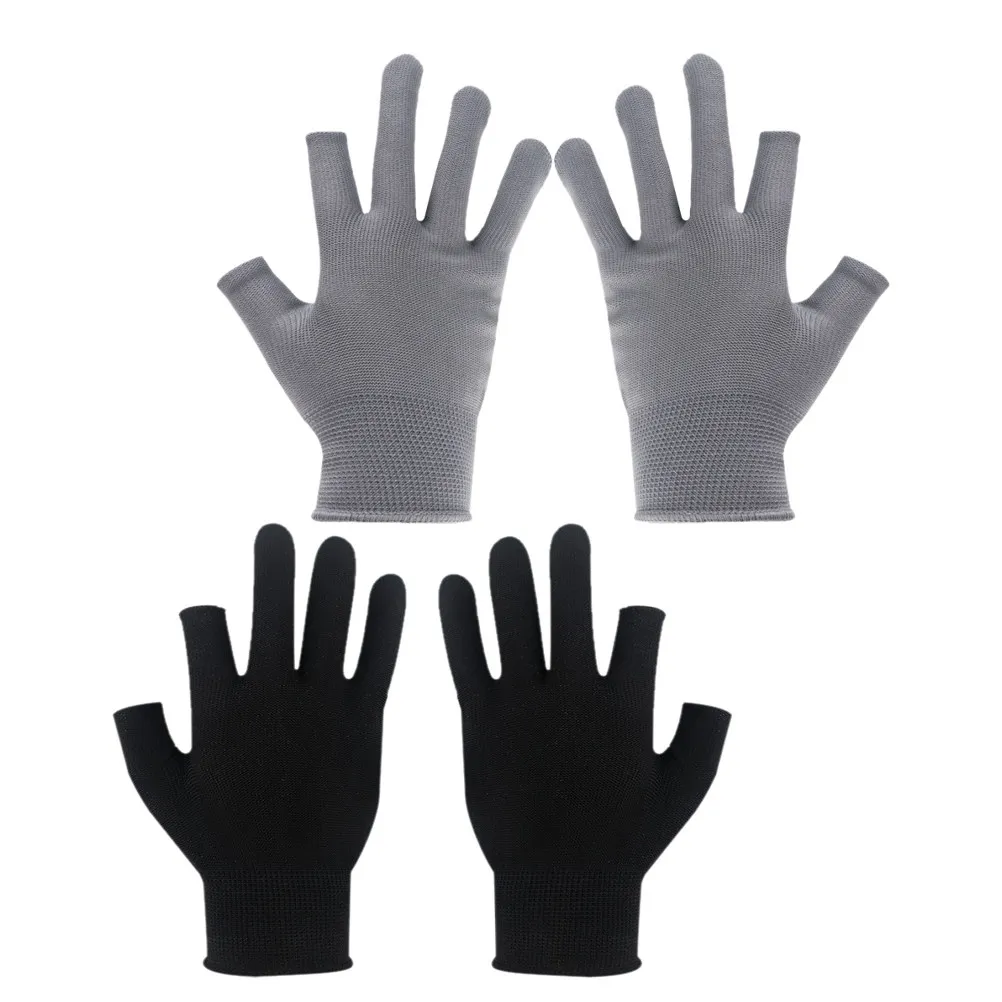 

2 пары дышащих износостойких рыболовных перчаток, нескользящие велосипедные перчатки, легкие, удобные, защитные для езды на открытом воздухе