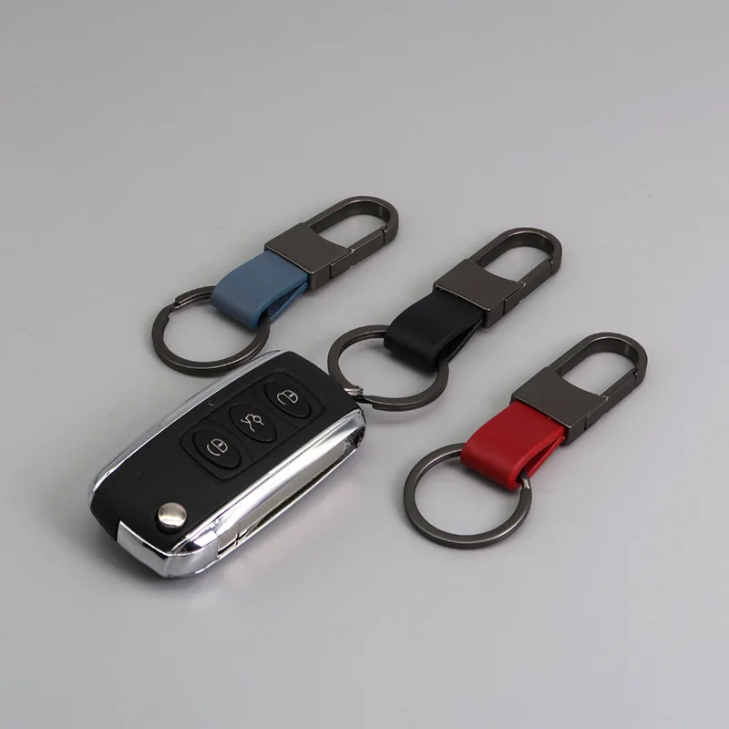 Multifunktionaler Schlüsselanhänger aus Legierung und Leder, Langlebiger Gürtelanhänger mit Karabiner, Diebstahlsicherer Autoschlüsselring – Detail 5