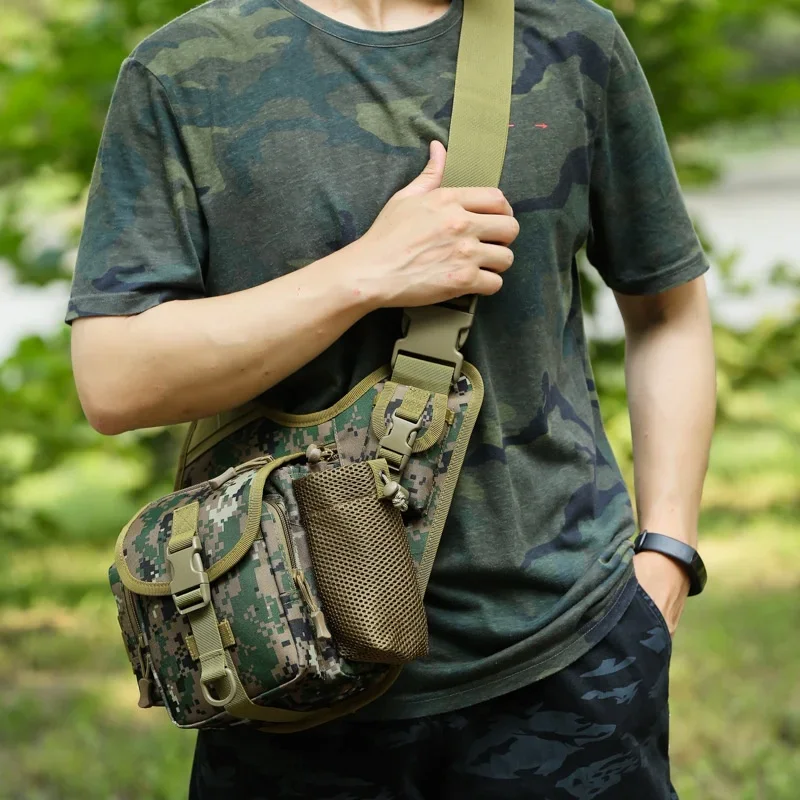 Sports Chest outdoor travel Bag Camo Cross Cross Bag Men's and women's multi-functional travel shoulder crossbody bag camo bag