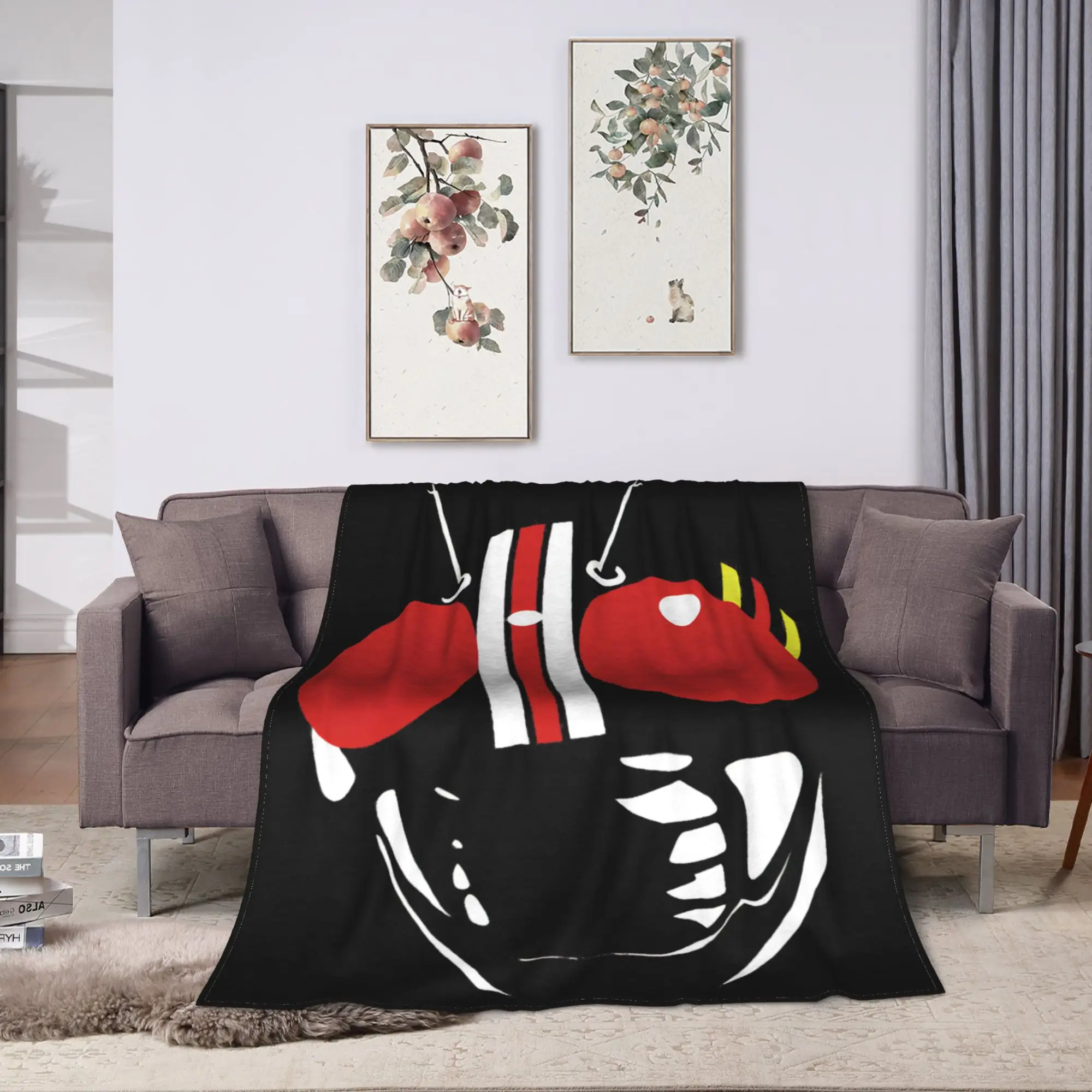 Kamen Riders Warm Blanket  Kids Adult Plush Throw Blanket Funny Couch Chair Flannel Bedspread Sofa Bed Cover