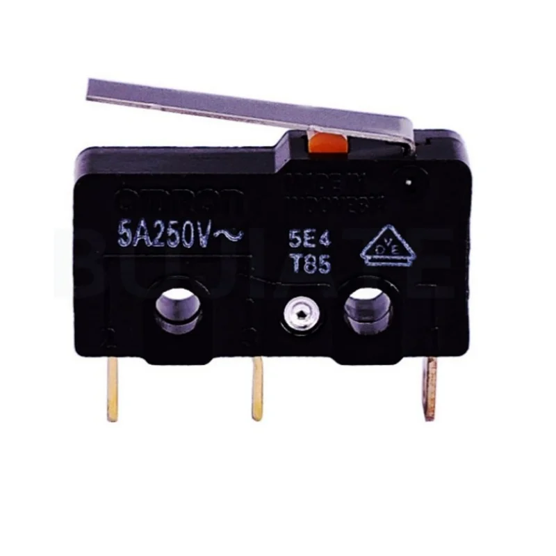 10 PZ Microinterruttore SS-5GL manico dritto 5A 125VAC 1.47N