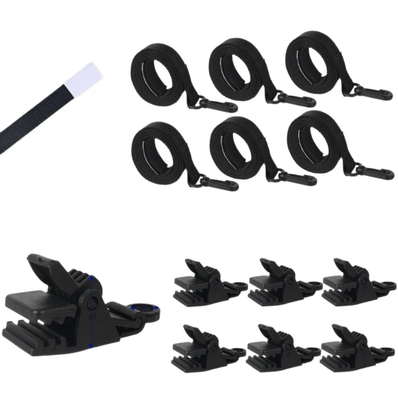 

Durability Swimming Pool Solar Cover Clamps Straps Set Without Tool Installation