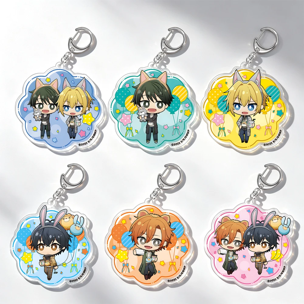 Sasaki To Miyano Chibi Sasaki Shumei Miyano Yoshikazu Hirano Daiga Kagiura Akira Animal Ears Flower Frame Pendant BL Fans Gift