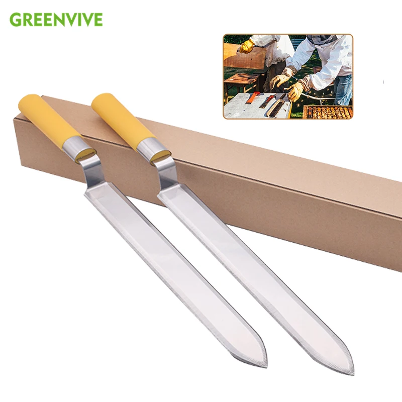 

Plastic Handle Uncapping Knife Double Serrated Sided Beekeeping Equipment Bee Hive Hand Tool Beekeeper Tool for Honeycomb