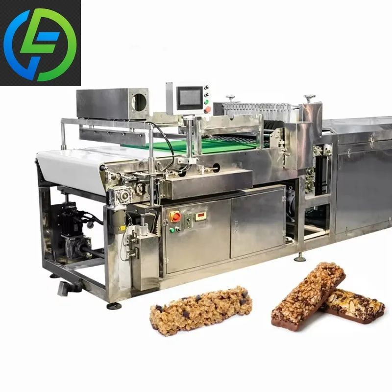 Automatic Rice Krispie Treat Making Machine Puffed Rice Cake Production Line Forming Equipment Customized