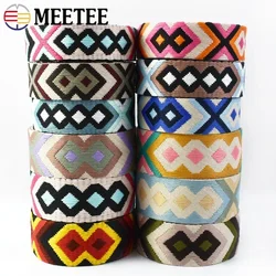 1-5Meters 38/50mm Backpack Jacquard Webbing Tape Thick Belt Ribbon Garment Shoes Band DIY Bias Binding Textile Sewing Accessorie