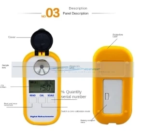 Display digitale misuratore concentrazione perossido idrogeno elettronico DR803 rifrattometro di rilevamento del