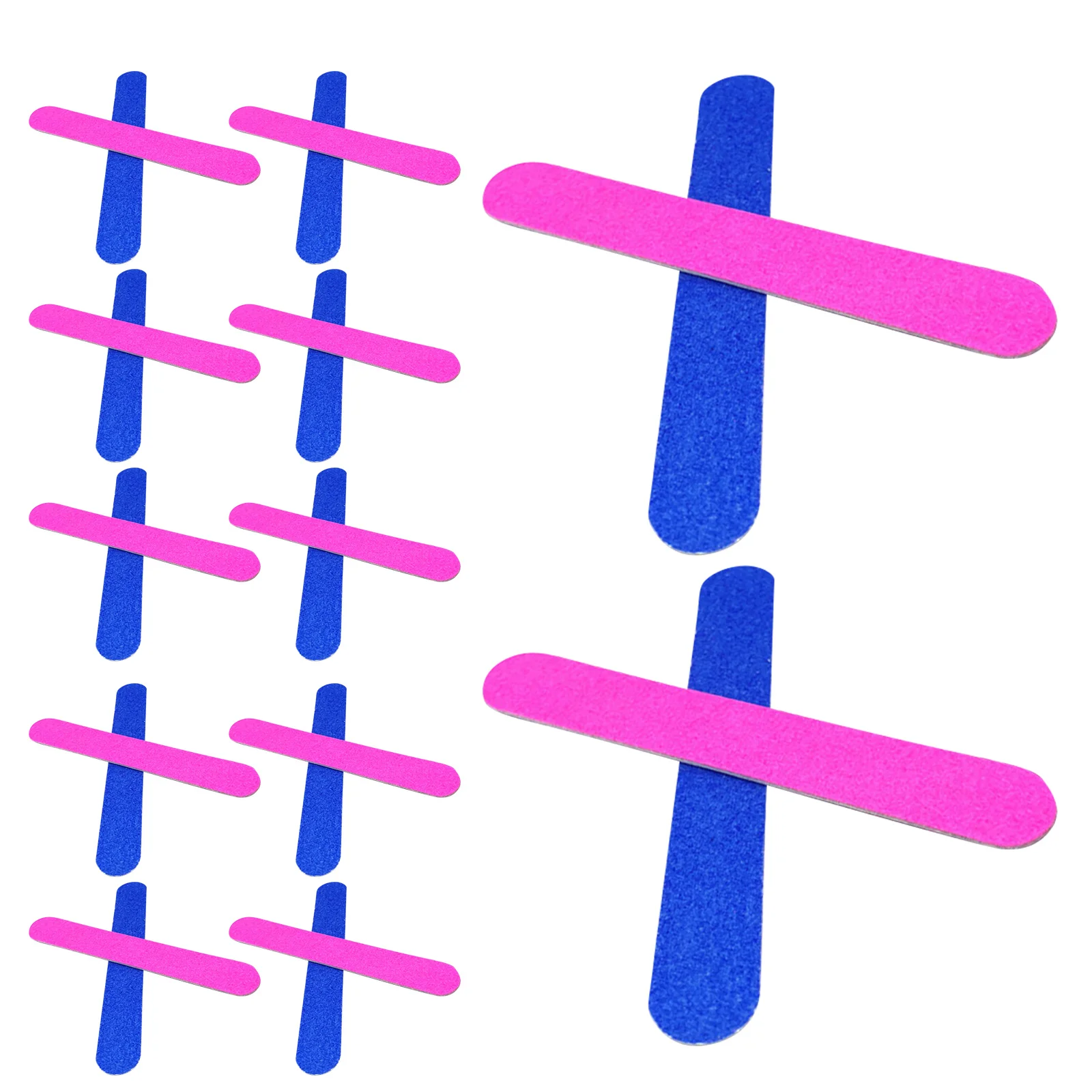 

100Pcs 8Cm Sandpaper Nail Files Double Sided Smooth Grinding File for Nail Extensions Manicure Art Design Professional Practice