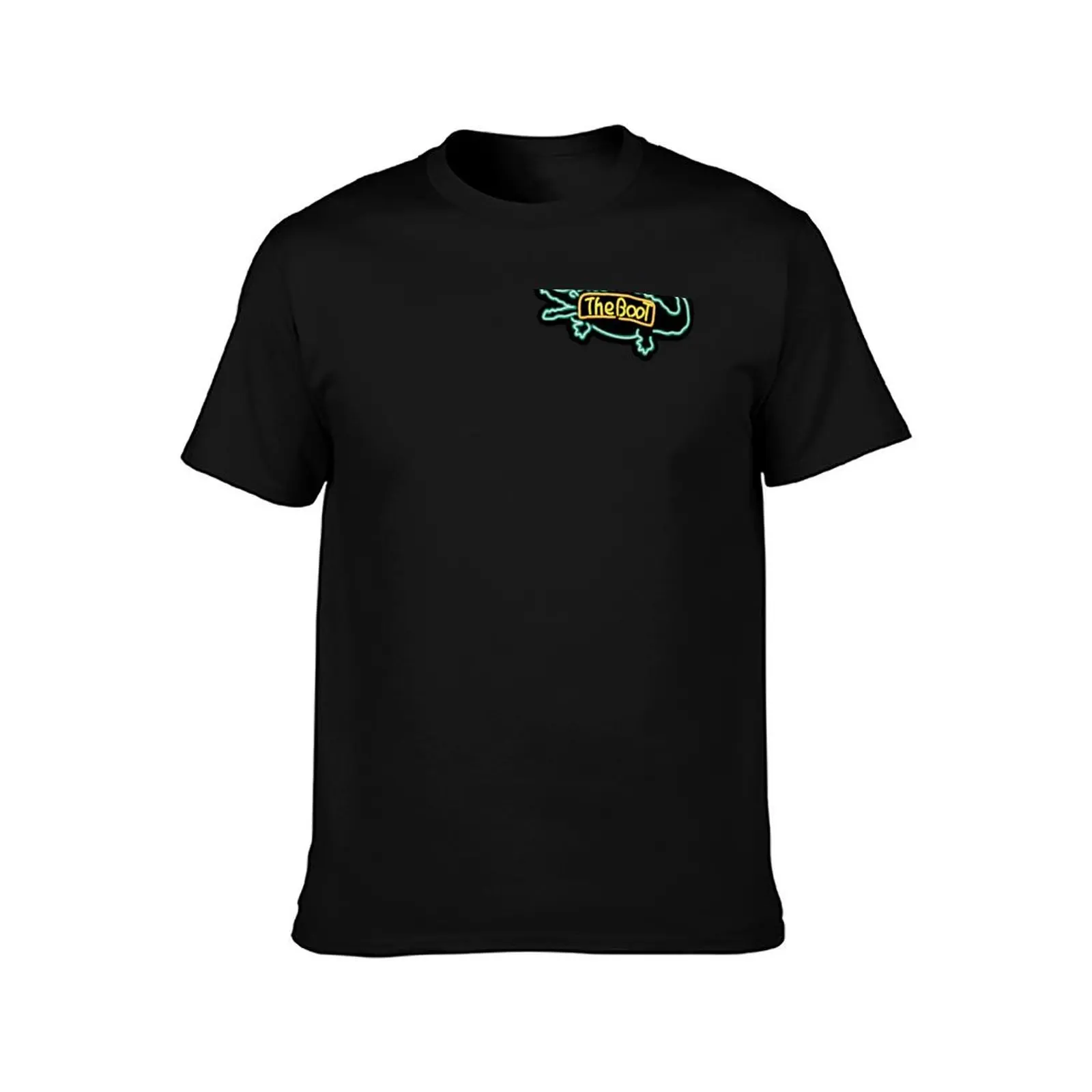 The Boot Neon Sign T-Shirt Work Short Sleeve Cotton Top T-Shirt
