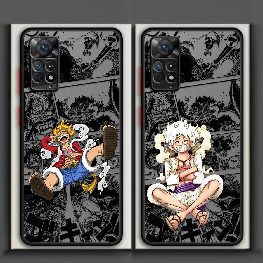 اليابان أنيمي لوفيس جير 5 قضية الهاتف ل Redmi نوت 9 برو 9S 10 4G 5G 10 11S 10 11 12 13Pro 10Lite 12 13ProPlus 5G 12 13 4G 5G