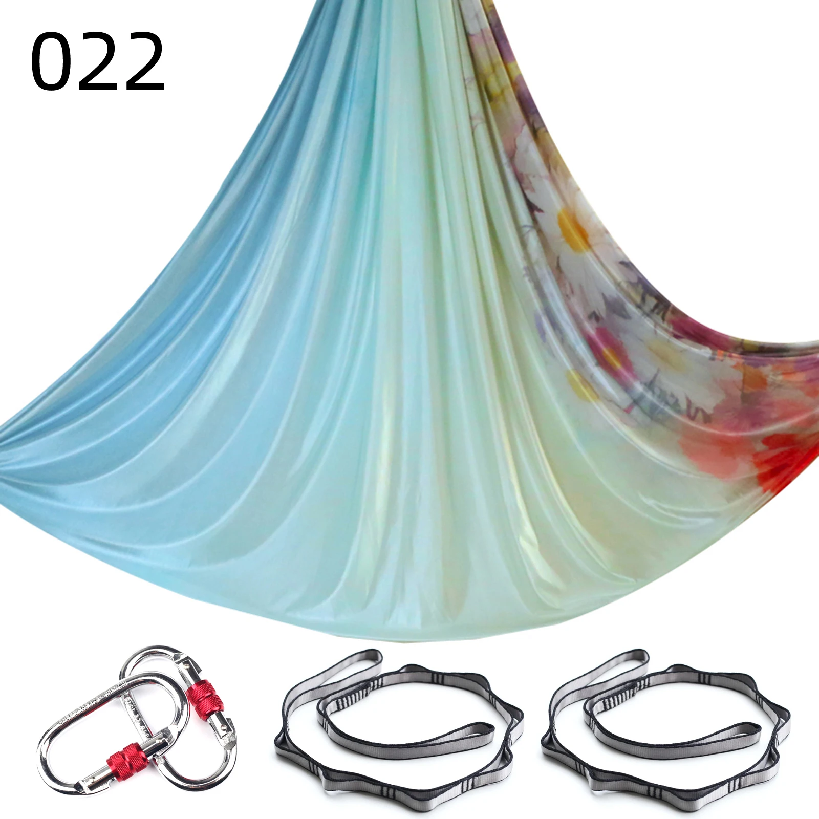 NEW 6m Aerial Yoga Hammock Set Gradient Style-2 Aerial silks Yoga Fitness Stretch Belt For GYM Indoor Yoga Studio