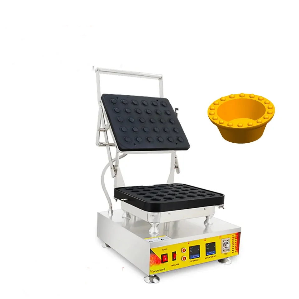 

Model 811 Commercial 30 holes Mini Tart Shell Machine Tartlet Maker Baker, egg tart forming machine for 110v 220v