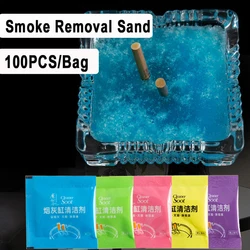 100PCS/Bag Air freshener For smoking Ashtray ash absorption removal of soot Smoke Cleaner Sand Remove Smoke Smell Smoking Tools