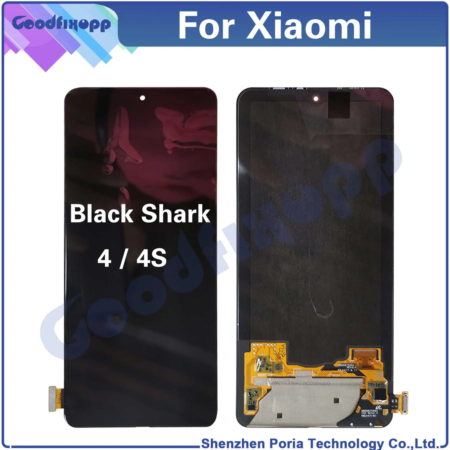 

For Xiaomi Black Shark 4 4S PRS-H0 PRS-A0 KSR-A0 BlackShark4 BlackShark4S LCD Display Touch Screen Digitizer Assembly