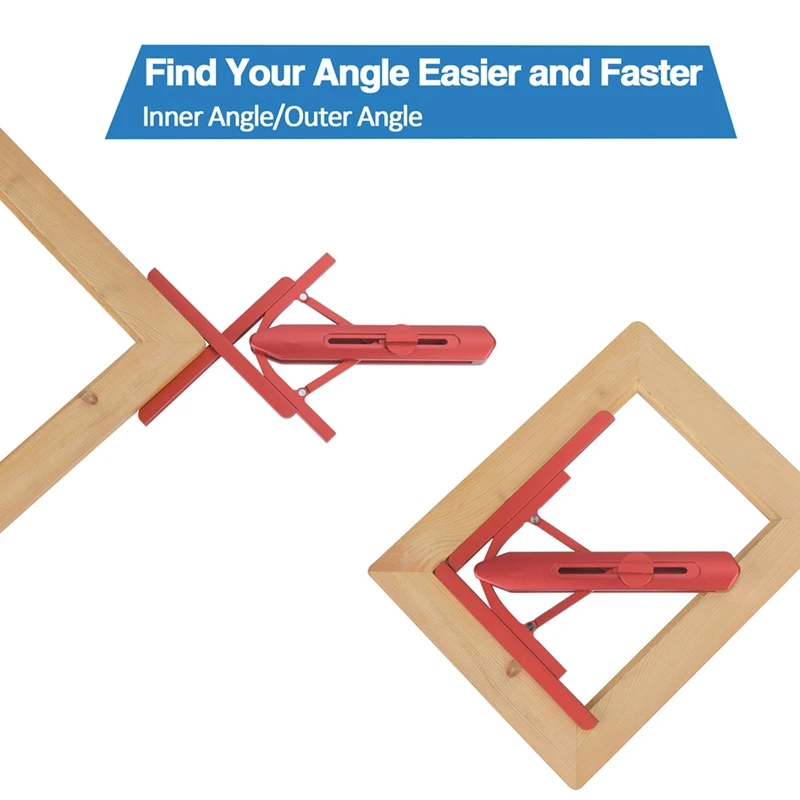 Woodworking Accessory Parts Component Aluminum Alloy Angle Gauge Protractor Saw Tool Miter Saw Protractor