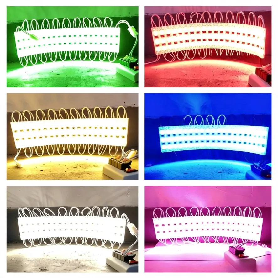 

Highlight 220V Led Module Waterproof Foldable COB Light Strip 60LEDs Backlight Shop Banner Luminous Character Outdoor Decoration