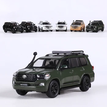 GCD 1:64 LC200 Off-Road Model Car, Diecast Alloy, Versão Mochila